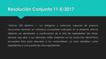 Etiquetado de alergenos