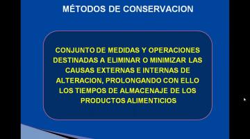 CONSERVACION-Generalidades